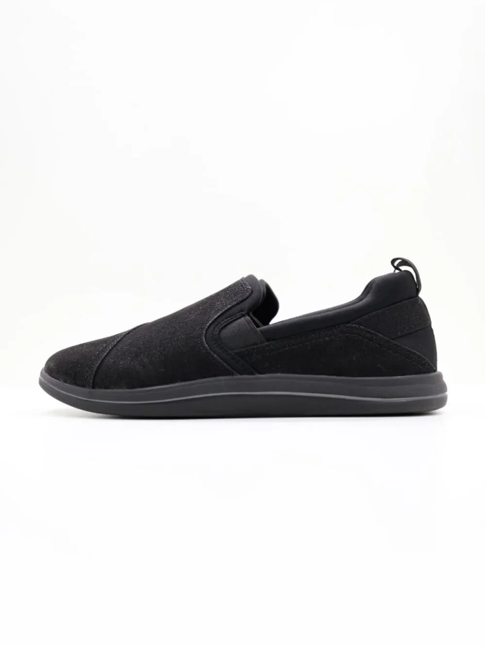 Clarks Breeze Dawn Black Faux Leather Loafers - Women's 8.5 NWOB